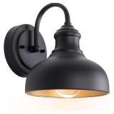 Gooseneck Barn Lights, 7in Dome Wall Sconce