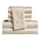 Queen Tan Slumber Chill 6-piece Cooling Sheet Set