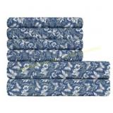 Blue Queen South Point 6-Piece Sheet Set