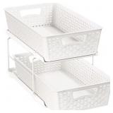 Simple Houseware 2-Tier Organizer Drawer