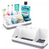 7-Slot Toothbrush Holder, Counter Organizer