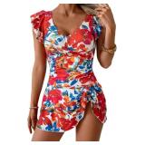 Mediums Aidonger One Piece Swimdress Swimsuit