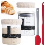 Sourdough Starter Jar Kit, 26 oz Jar