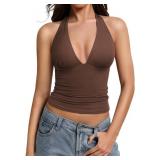 Avidlove Halter Tops Tank Top Y2K Going Out, Sm