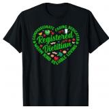 Registered Dietitian Nutritionist T-Shirt, XL BLUE