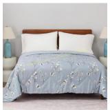 Herringbone Microfiber Queen Blanket