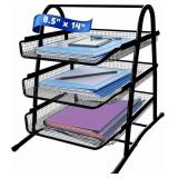 Performore 3-Tier Tray Organizer - Black