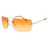 Y2K Sunglasses for Women - Rimless Sun Glasses