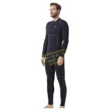 Hevto Mens 3mm Neoprene Short Wetsuit Back Zip, Si