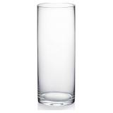 Clear Cylinder Glass Vase, 4"x10"