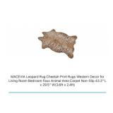Cheetah rug