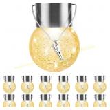 Solar Outdoor Lights 12-Pack Globe Lanterns, Damag