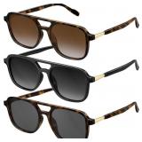 Ct 3 Retro Aviator Sunglasses, Polarized Glasses