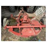 Pull behind brush mower