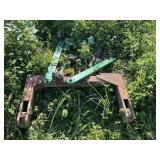 Quick hitch attachment, three pt arms