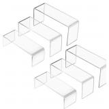 CECOLIC Acrylic Display Stand Riser, Small (2)