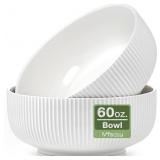 2 Pack 8" Salad Bowl Set, Ceramic, window film