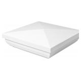 New England PVC Post Cap for 5x5 Posts - White