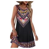 Elescat Summer Dresses Women Boho Sundress