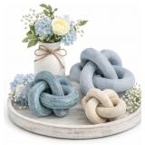3 Link Wood Knot Set of 3 Coffee Table Decor