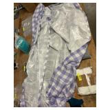 Tablecloth for picnic table W/ bench covers