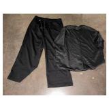 Size large black shirt and pants