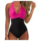 SUUKSESS Women Bandeau Swimsuit, Med.