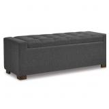 Cortwell Gray Bedroom Bench 54 in Storage