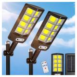 Outdoor Solar Street Light, Motion Sensor 2pc