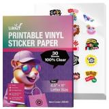 Uinkit Vinyl Sticker Paper, stick on contact paper