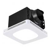 80-110-130 CFM Bath Exhaust Fan w LED Light