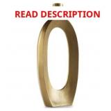 Ashley Lawtonville 21.75" Metal Vase, Gold