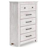 Ashley Allihauser Farmhouse 5-Drawer Chest