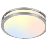 Damaged 13Inch 36W Ceiling Light, 5CCT, Nickel