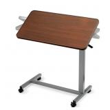 Invacare Adjustable Bedside Table with Wheels