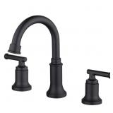 Glacier Bay Oswell 8-in Matte Black Faucet