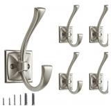 Decorative Heavy Duty Towel Hooks (5 Pack)