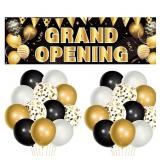 FeelWarm 31Pcs Grand Opening Banner & Balloons