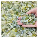 FANTIAN Jade Rocks for Plants, 3/8" Pebbles