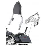 Harley Sissy Bar Luggage Rack Kit (Chrome)
