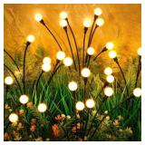 ASMAD Solar Lights Outdoor 6pc 48 LED, 2 micro usb