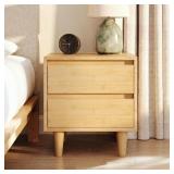 Nectar Bamboo Nightstand, Natural, 23" Height