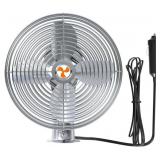 Heavy Duty 6" 12V Car Fan, RV/Truck Lighter