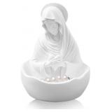 Resin Mary Rosary Holder, 4.9" Statue