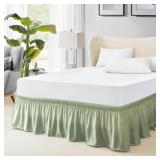 FreshCulture15" elastic Bed Skirt Q, 28inch elasti