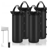 4 Pack Sand Bags 6x20in Heavy Duty