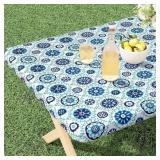 Misaya Rectangle Vinyl Tablecloth, 24x48"}