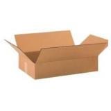 Flat Corrugated Boxes, 19x12x4, 25 Per Bundle