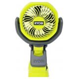 RYOBI 18V Cordless Clamp Fan