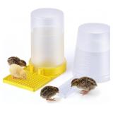 Feekoon 2Pack 400ml Quail Water Feeder